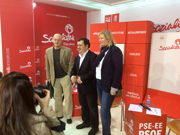 Odón Elorza, Ernesto Gasco y Susana Corcuera