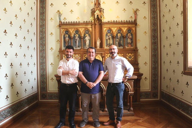 Harkaitz Millan (Basquetour), Ernesto Gasco y Manu Narvaez