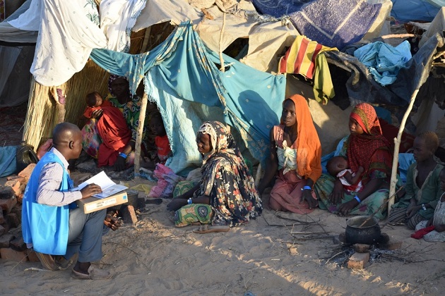 Campamento de refugiados en Chad